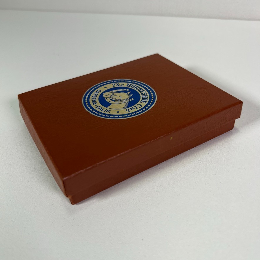 Vintage 1935 The Horseshoe Club Double Deck (2-Decks) Playing Cards Set USA NEW