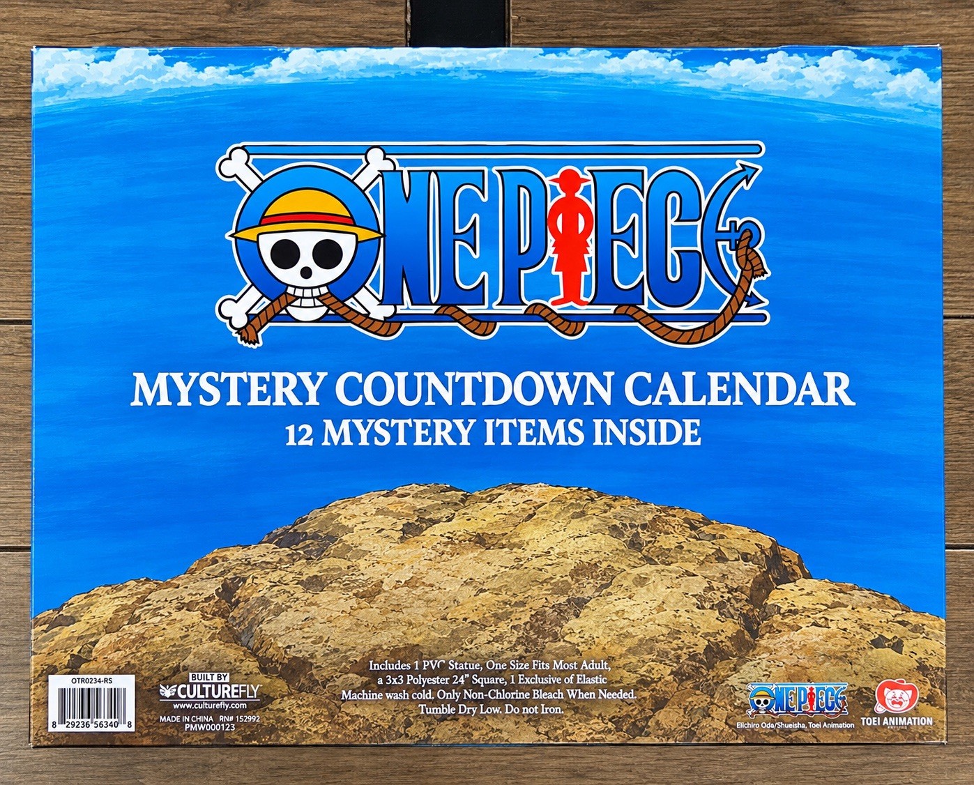 NEW SEALED ONE PIECE OFFICIAL COUNTDOWN CALENDAR CULTUREFLY ANIME COLLECTIBLES NEW SEALED ONE PIECE OFFICIAL COUNTDOWN CALENDAR CULTUREFLY ANIME COLLECTIBLES