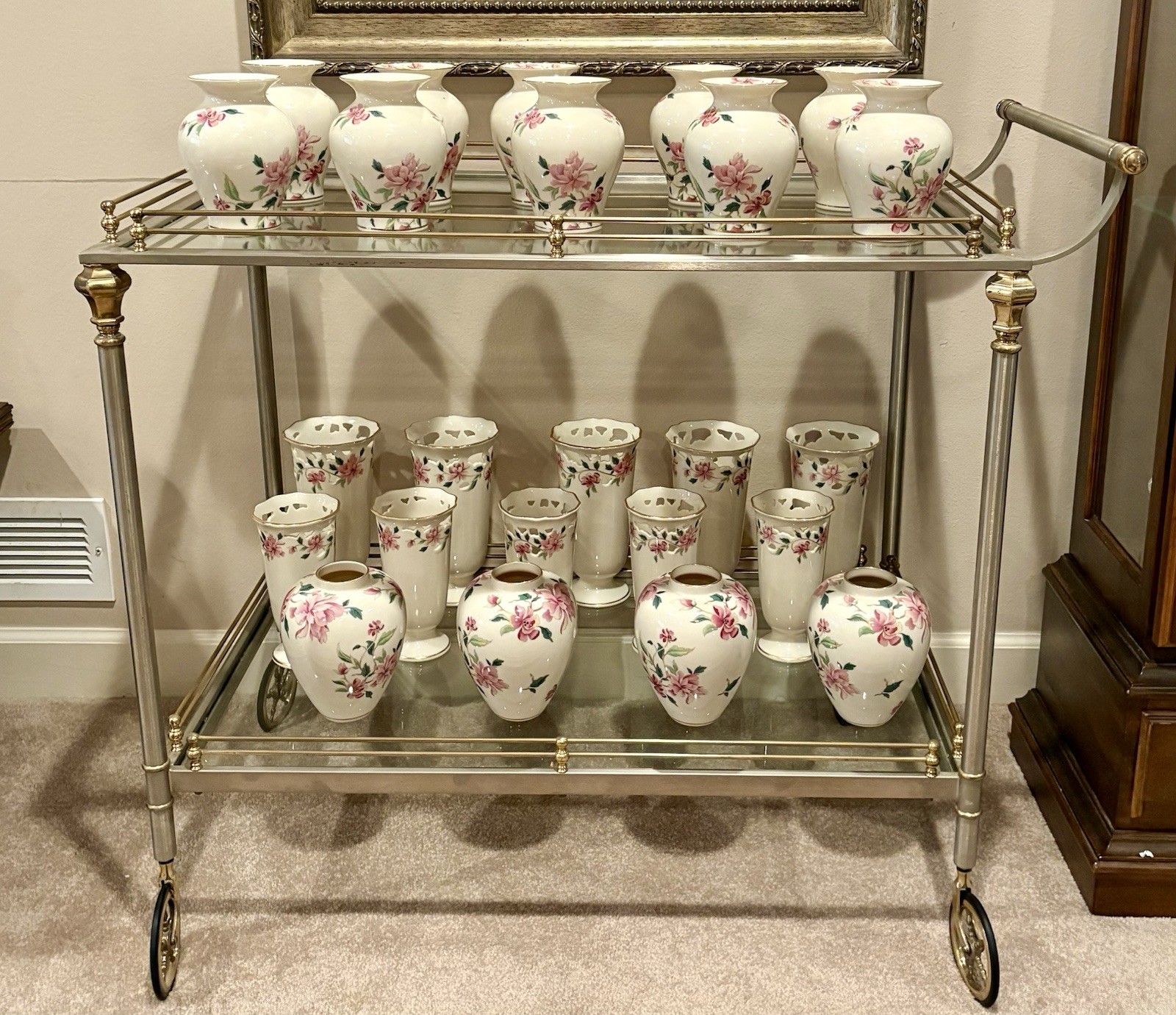 Large Lot 24 piece LENOX Barrington Collection Floral Porcelain Vintage 🌸 Large Lot 24 piece LENOX Barrington Collection Floral Porcelain Vintage 🌸