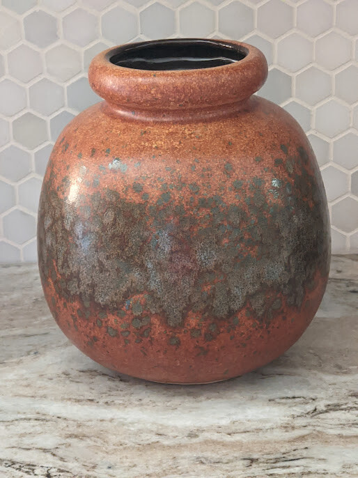 Vintage Scheurich West Germany Pottery Vase 284-19 Very Good Condition No Chips Vintage Scheurich West Germany Pottery Vase 284-19 Very Good Condition No Chips