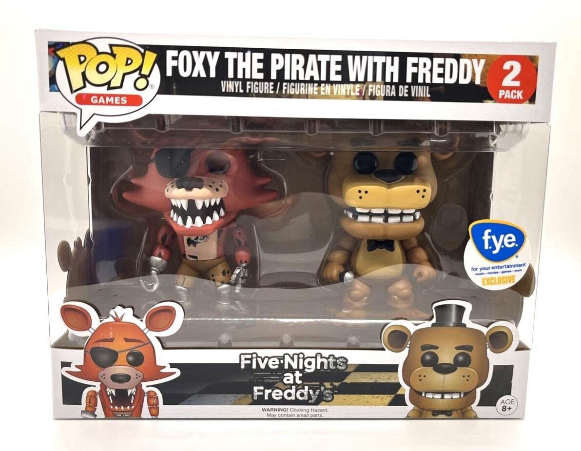 Funko Pop Five Nights At Freddy’s Foxy The Pirate w Freddy 2-Pack FYE Exclusive