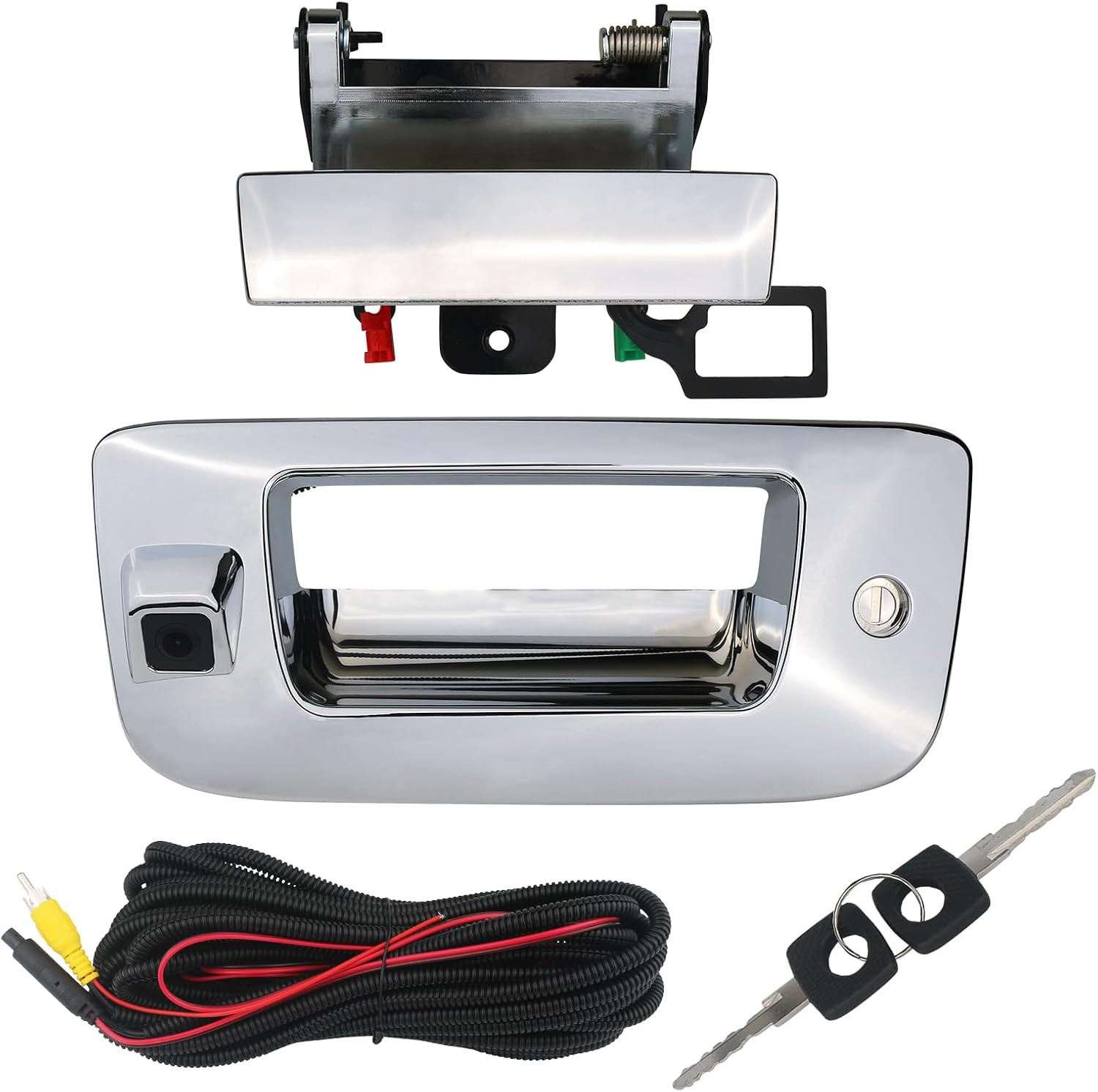 Backup Camera Tailgate Handle Rear View Camera Liftgate Latch Handle with Key Lo