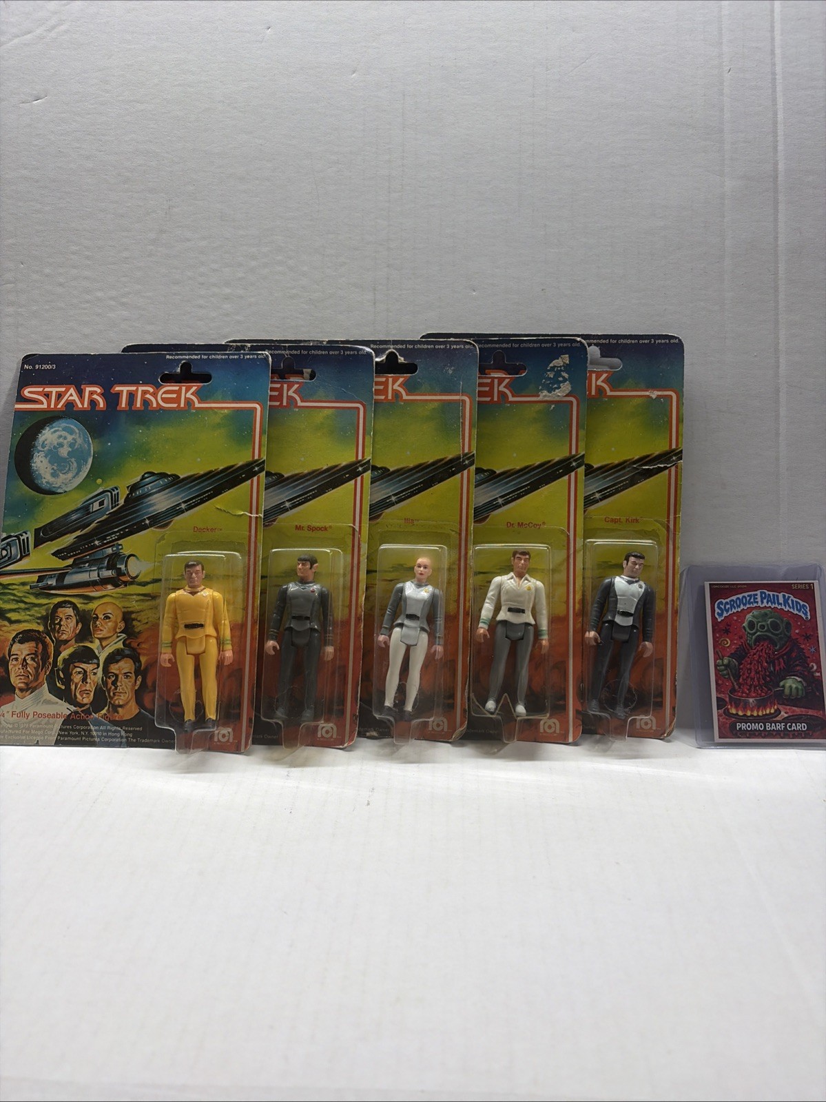 1979 MEGO Star Trek 3 .75” figure Lot of 5 McCoy ,Ilia ,Decker, Spock, Kirk 1979 MEGO Star Trek 3 .75” figure Lot of 5 McCoy ,Ilia ,Decker, Spock, Kirk