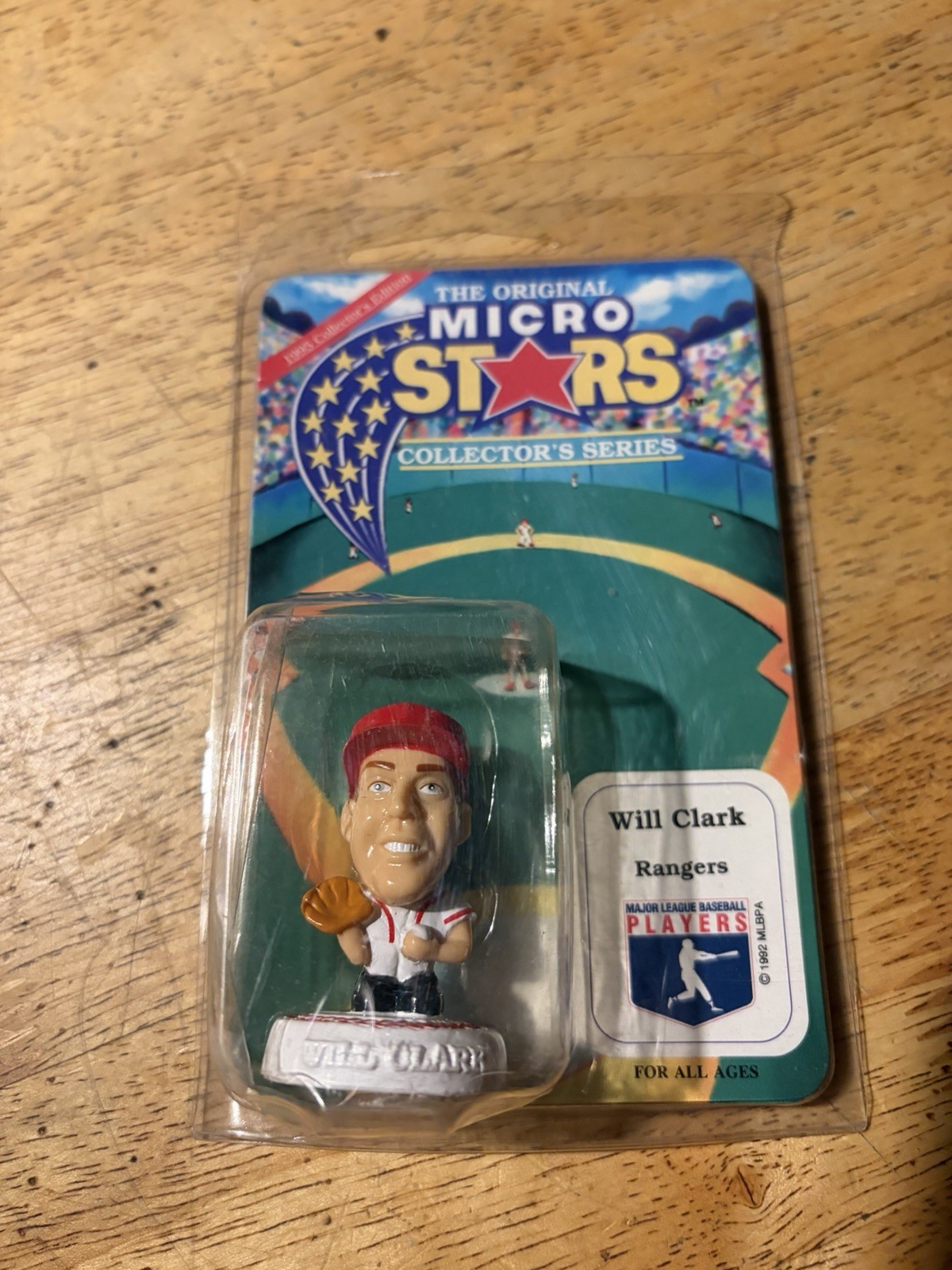 Will Clark 1995 Original Micro Stars MLB Figurine Collector's Series Vintage NIB Will Clark 1995 Original Micro Stars MLB Figurine Collector's Series Vintage NIB