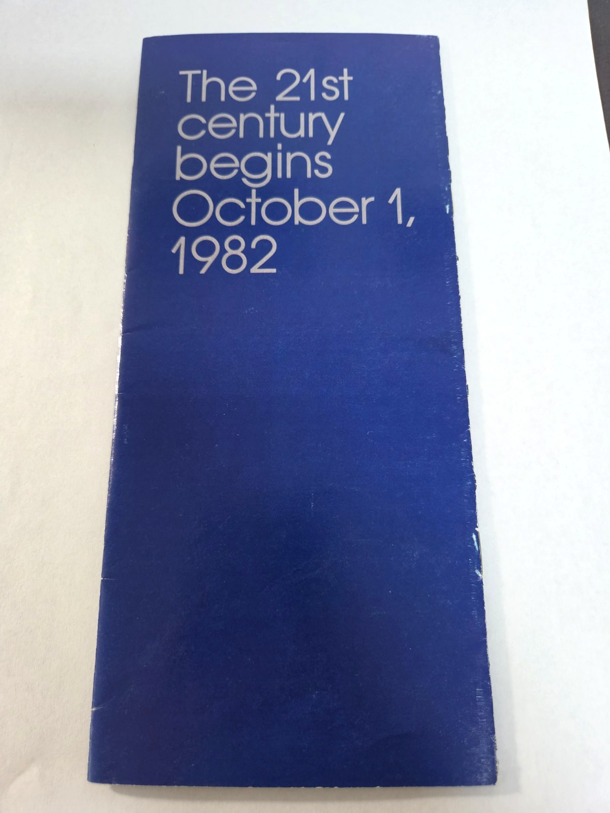 1982 Walt Disney Productions 21st Century Begins October 1, 1982 Epcot Center