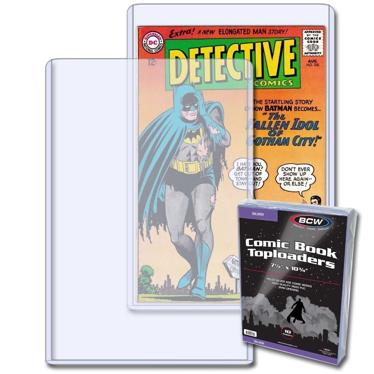 ADD ON ONLY - SINGLE BCW Comic Book Top Loader Silver Age - PLEASE READ ADD ON ONLY - SINGLE BCW Comic Book Top Loader Silver Age - PLEASE READ