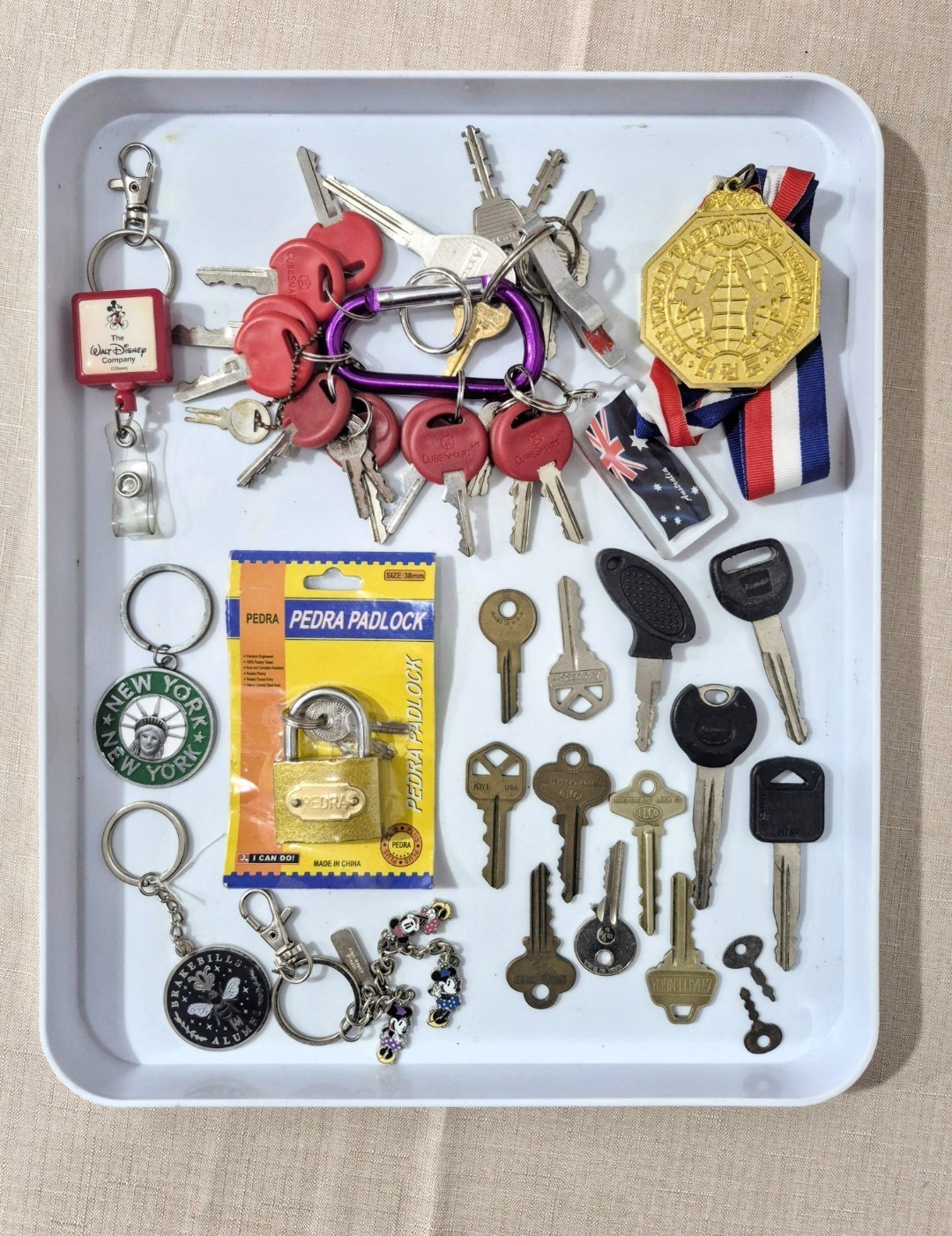 JUNK DRAWER LOT Keys Locks Keychains & OTHER JUNK DRAWER LOT Keys Locks Keychains & OTHER
