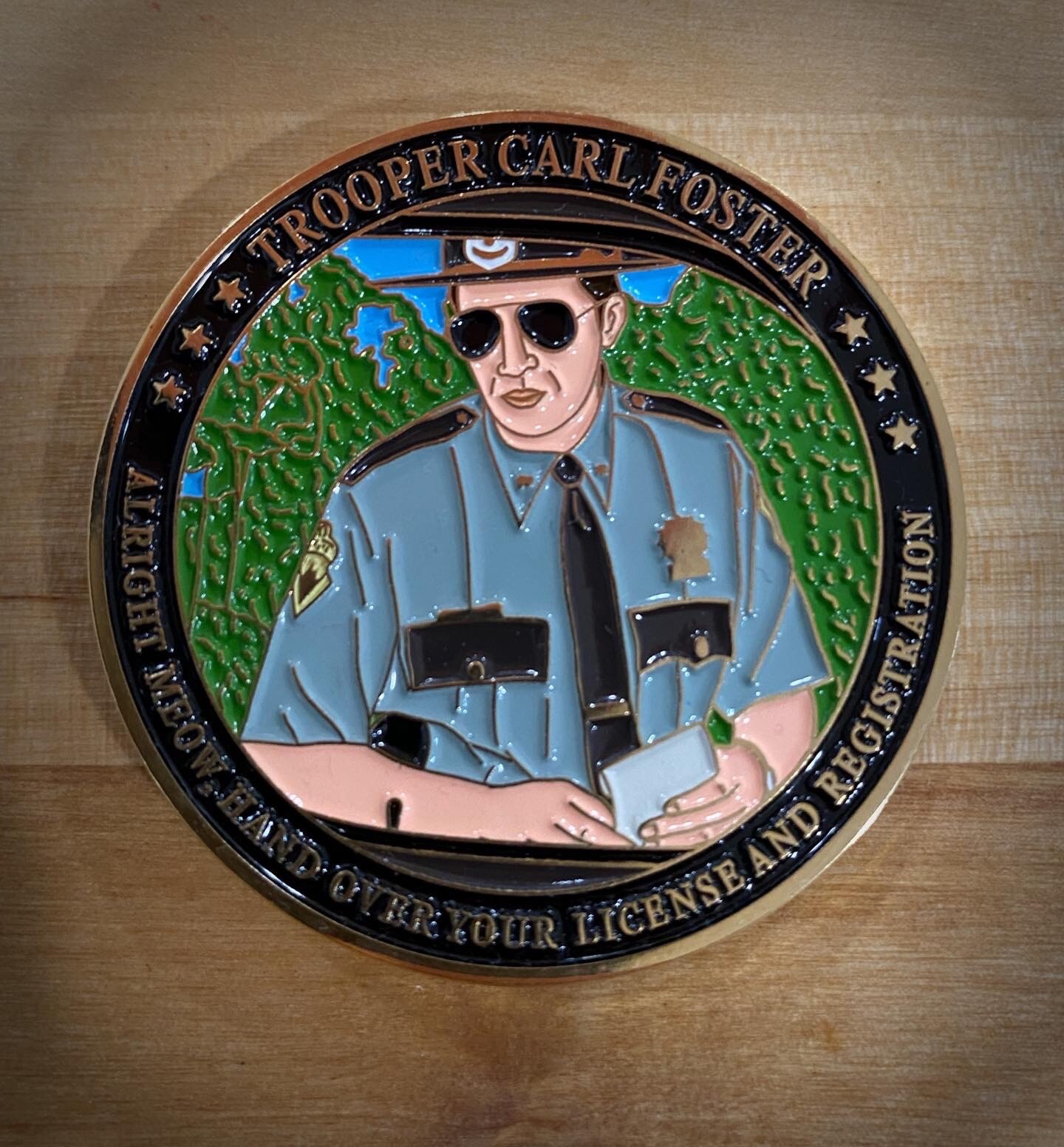 New Limited Vermont State Police Super Troopers Movie Carl Foster Meow New Limited Vermont State Police Super Troopers Movie Carl Foster Meow