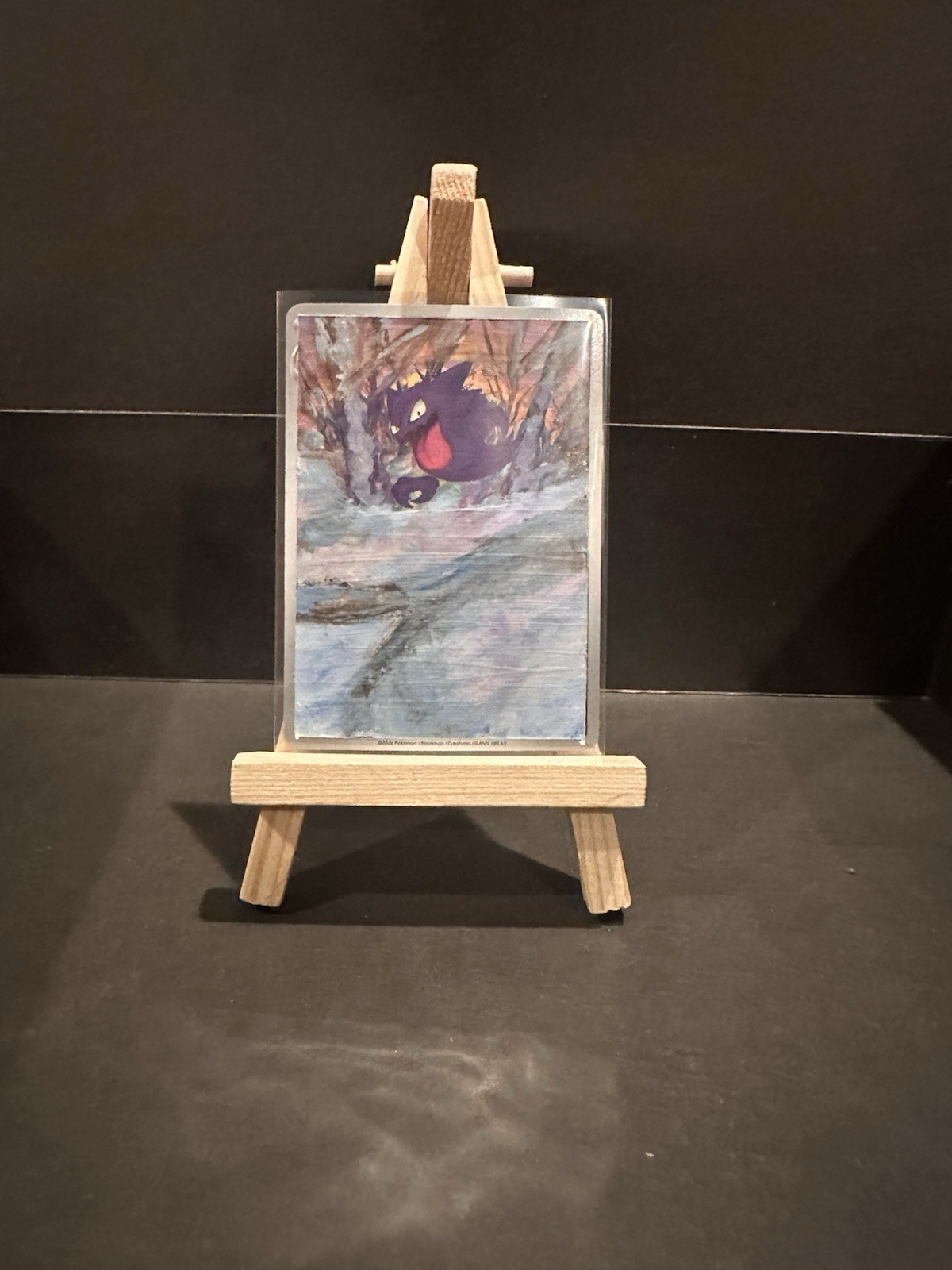Haunter Pokemon FanArt Hand Painted Card extended art Collectible ACEO ORIGINAL