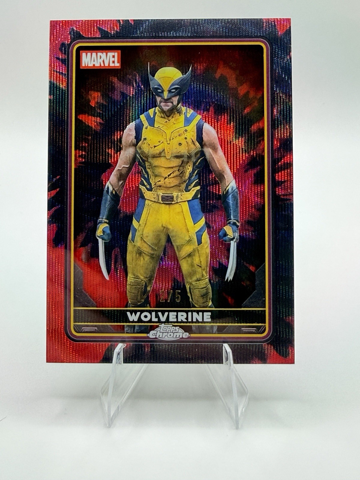 2025 Topps Chrome Deadpool Wolverine /5 Deadpool Parallel 🔥🔥🔥