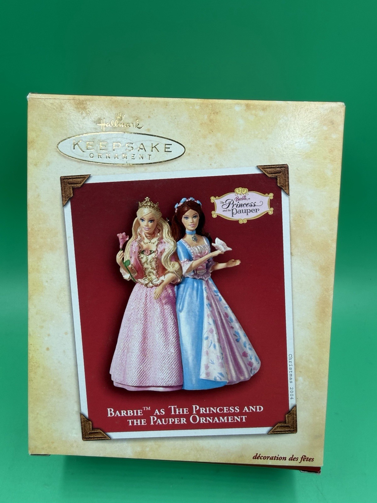 NOS 2004 Hallmark Keepsake Barbie As The Princess The Pauper Christmas Ornament NOS 2004 Hallmark Keepsake Barbie As The Princess The Pauper Christmas Ornament