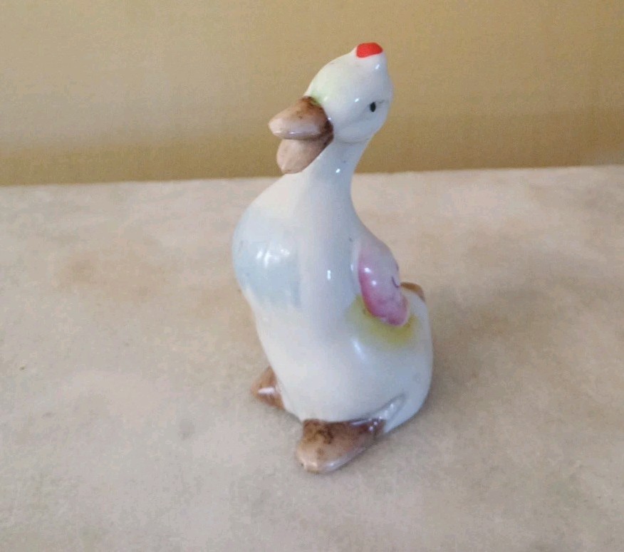 Vintage Porcelain Duck Made In Japan Approx 4