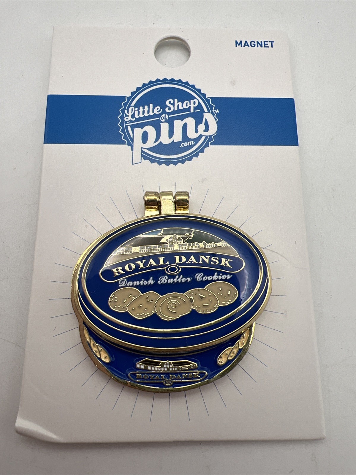 Little Shop of Pins Royal Dansk Danish Butter Cookies Sewing Supplies Tin Magnet Little Shop of Pins Royal Dansk Danish Butter Cookies Sewing Supplies Tin Magnet