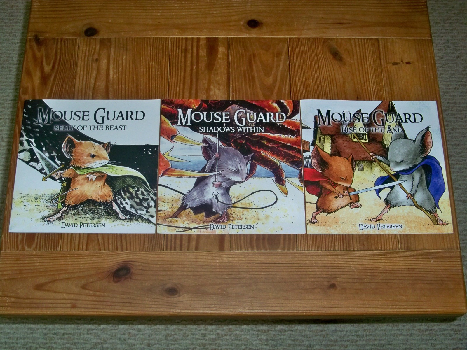 MOUSE GUARD 1 2 3 -- Belly Of Beast / SHADOWS WITHIN / Rise The Axe -- 1st & 2nd