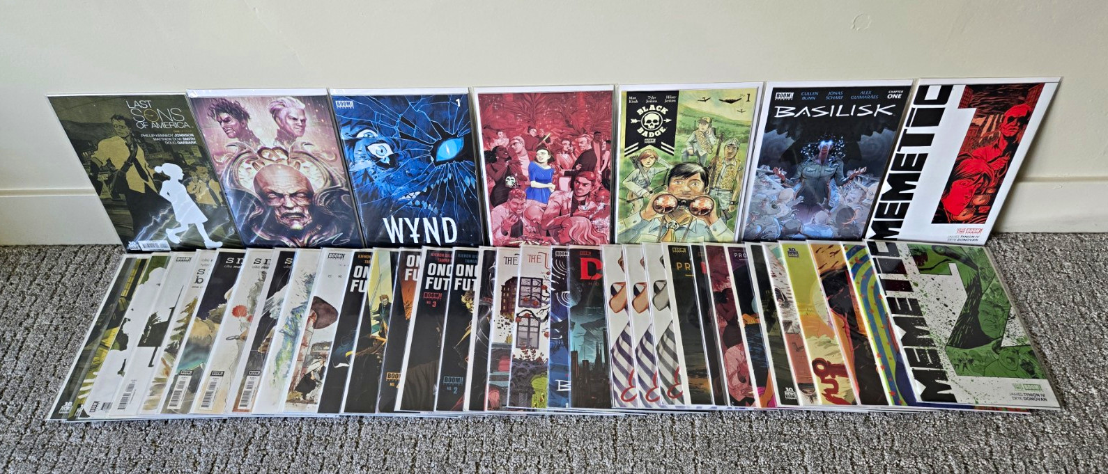 BOOM Studios Comic Book Mixed Lot WYND Dune Once & Future Basilisk Memetic