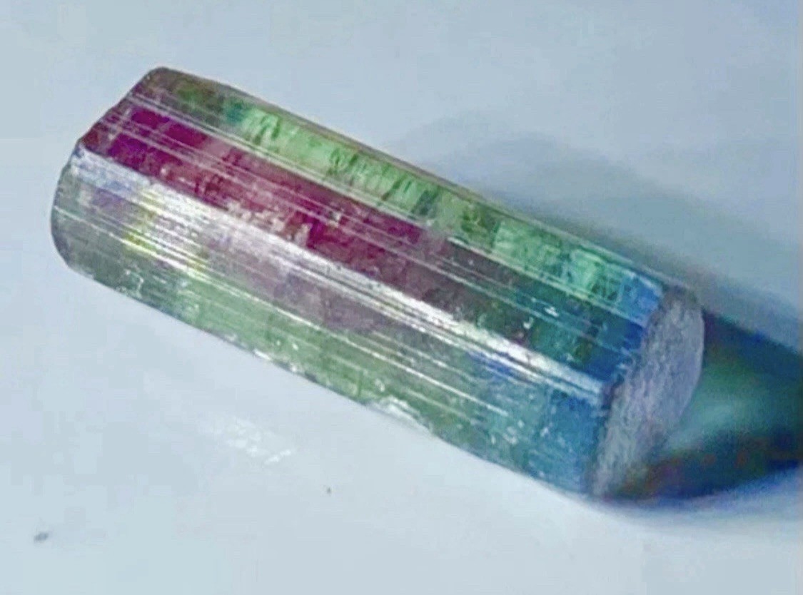 Beautiful Watermelon Tourmaline Crystal Natural Raw Rough Specimen Brazil Beautiful Watermelon Tourmaline Crystal Natural Raw Rough Specimen Brazil
