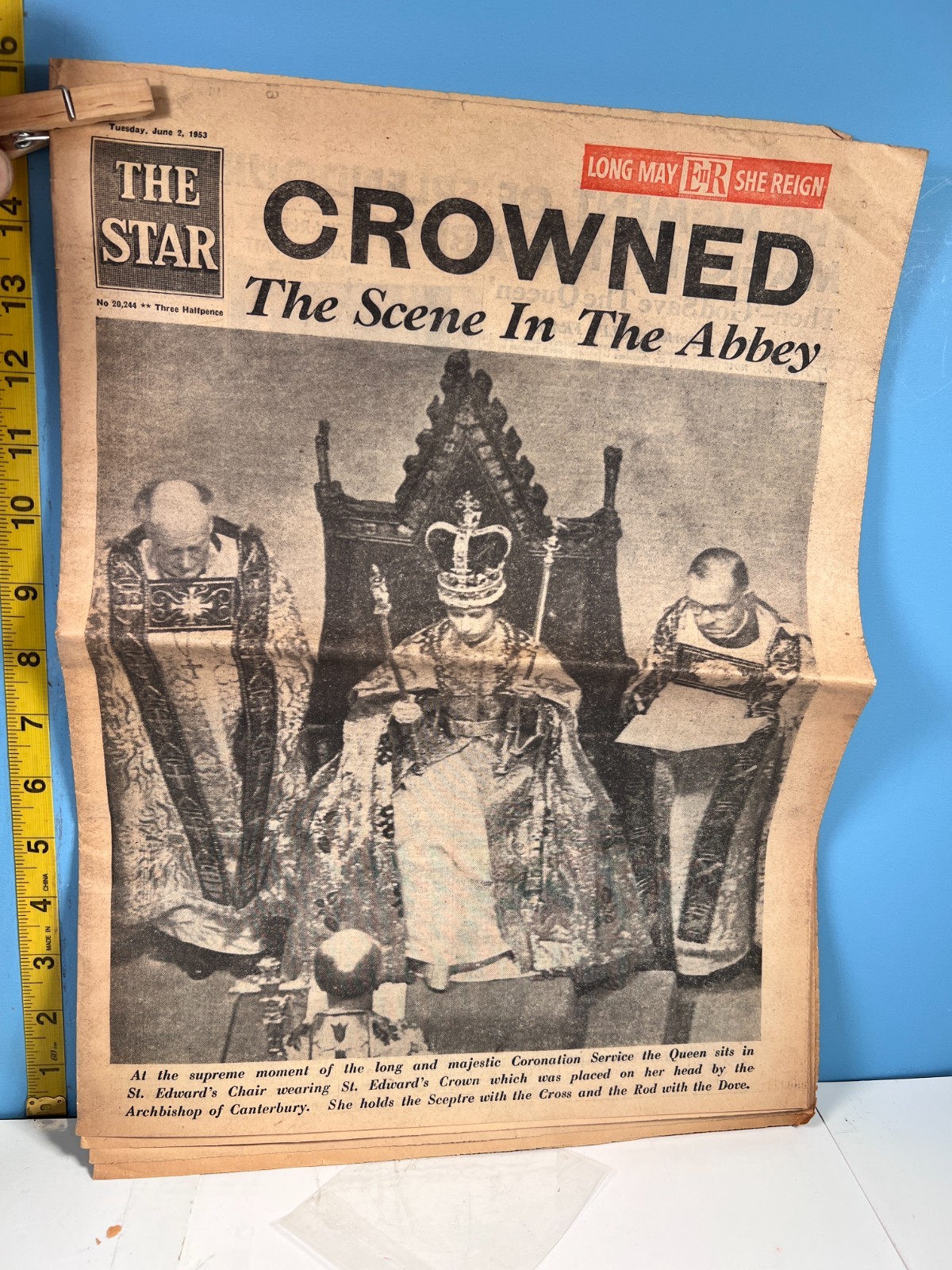 6/2/53 UK The Star 