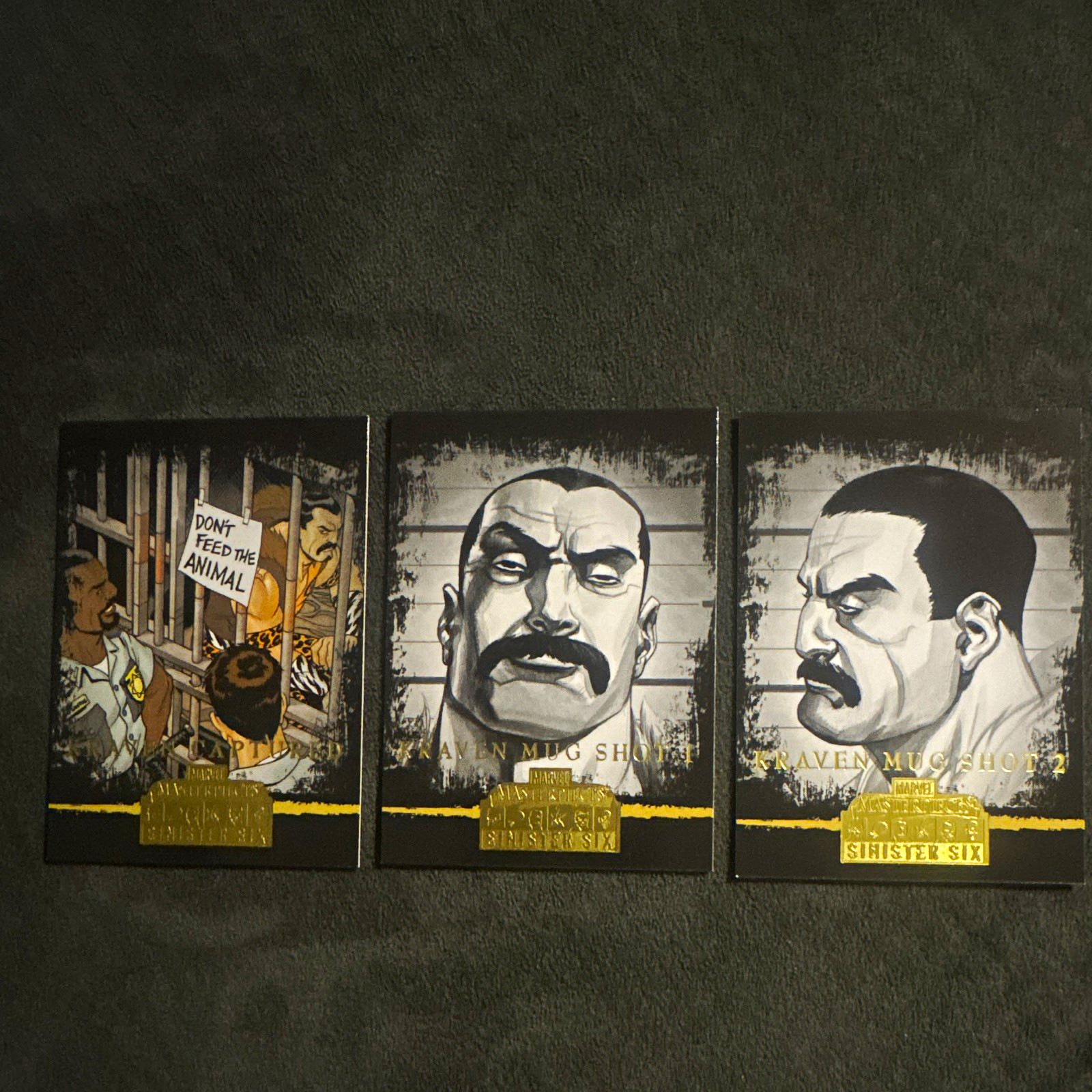 SkyBox 2008 Marvel Masterpieces Spider-Man Kraven Lot of 3 #79-81 Inserts