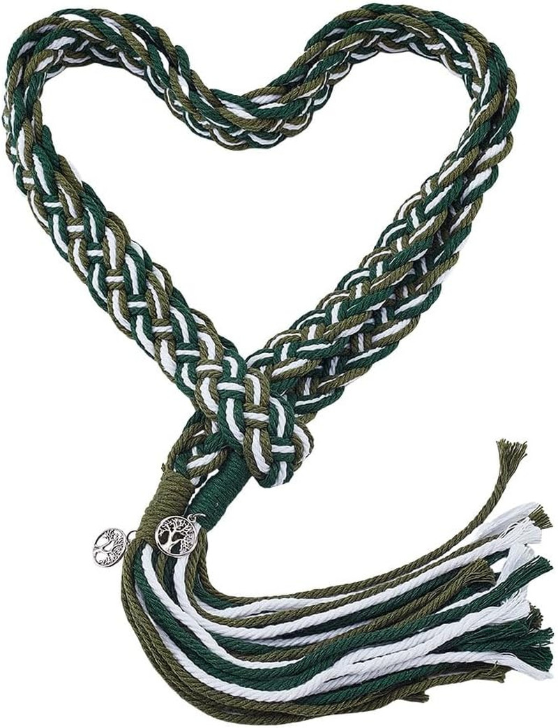 Handfasting Cord, Wedding Lasso Rope with Tree of Life Pendants Handfasting Cord, Wedding Lasso Rope with Tree of Life Pendants