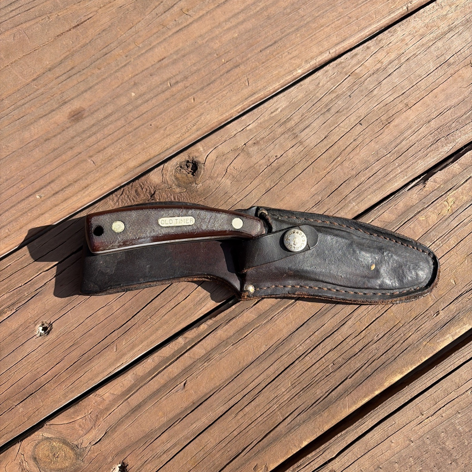 Vintage Schrade USA 158 OT Sharp Finger Old Timer Vintage Schrade USA 158 OT Sharp Finger Old Timer