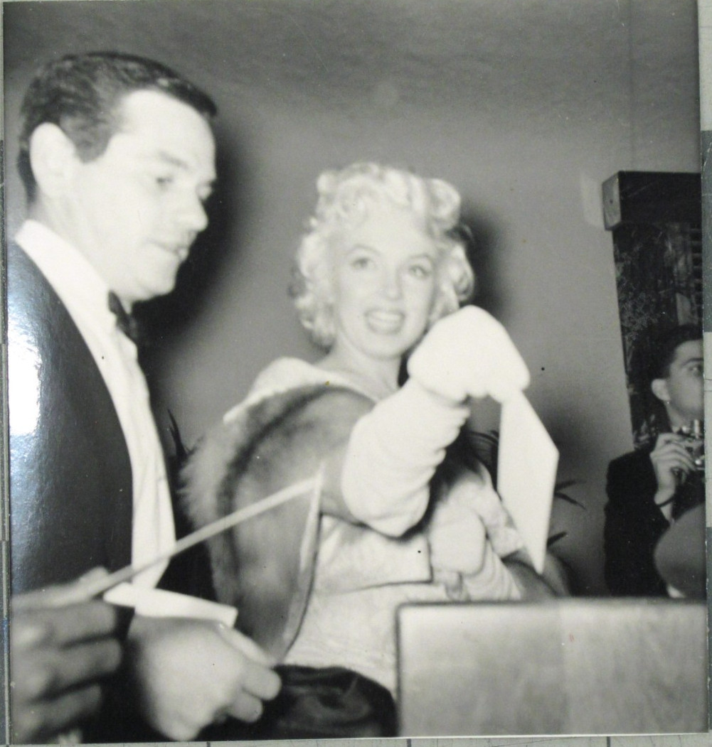 vtg Marilyn Monroe original photo - East of Eden premiere 1955 v2 BF2