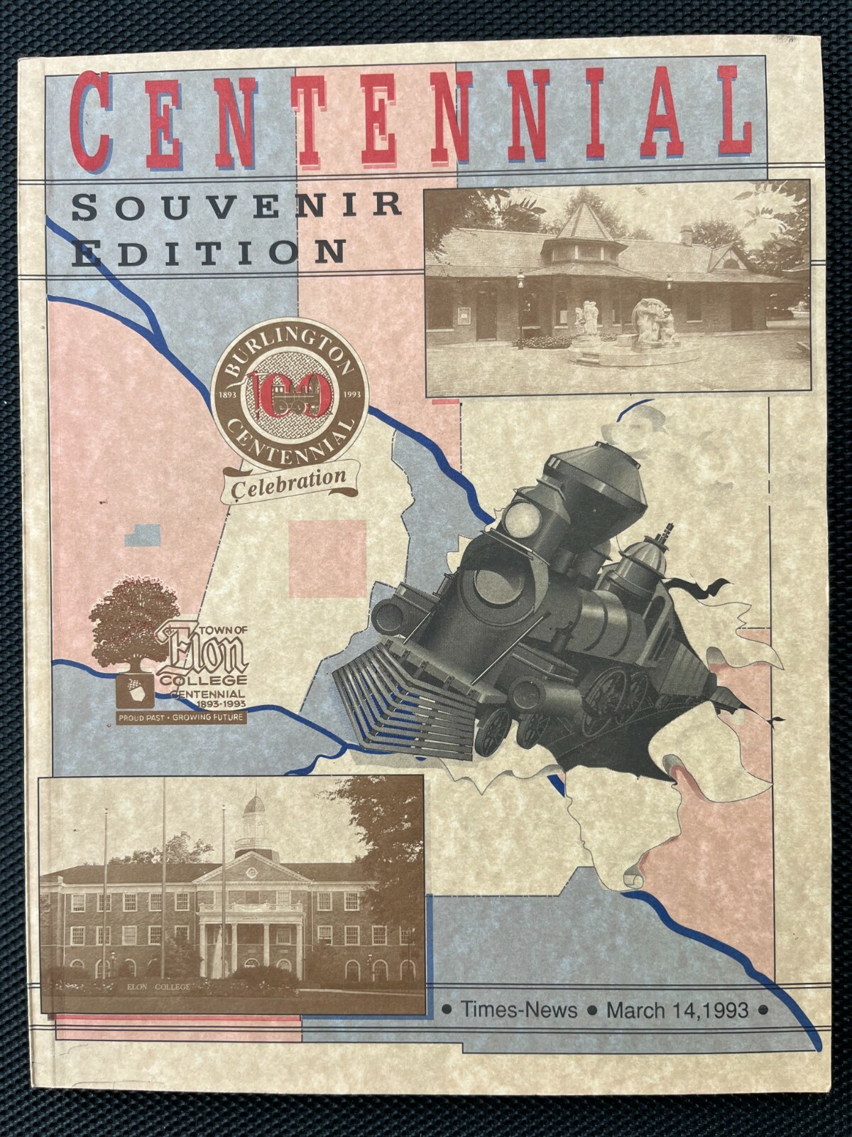 Centennial Souvenir Edition Burlington, NC March 14, 1993
