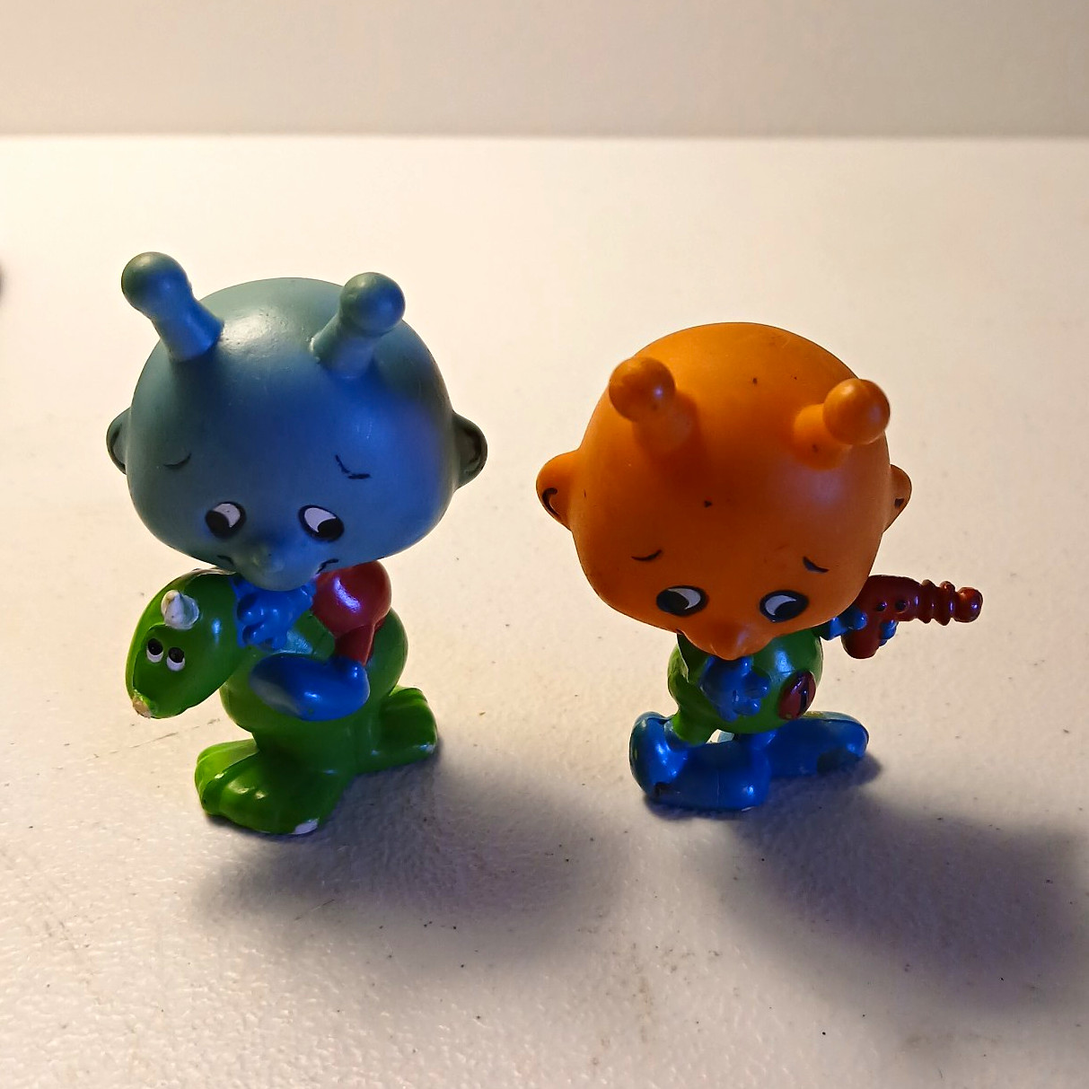Vintage 1970 Russ Berrie Martian Space Aliens Lot of 2