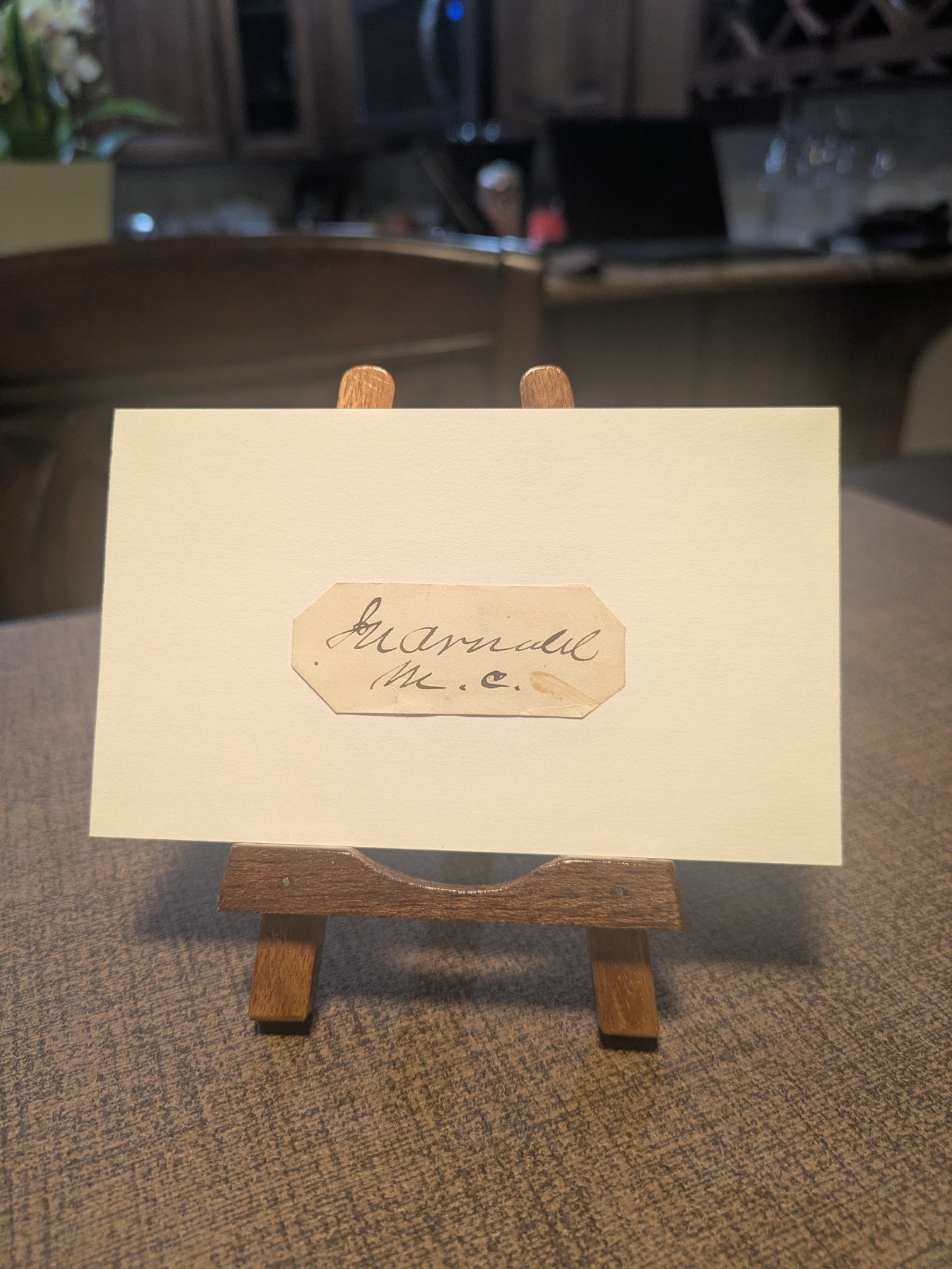 Isaac N. Arnold Autograph Signed Abraham Lincoln Associate U.S. Congressman