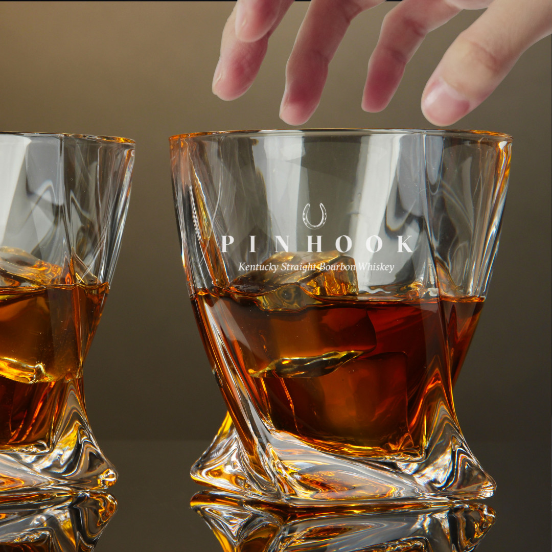 Custom Engraved Pinhook Kentucky Straight Bourbon Whiskey Glass – 10 oz Twisted Custom Engraved Pinhook Kentucky Straight Bourbon Whiskey Glass – 10 oz Twisted