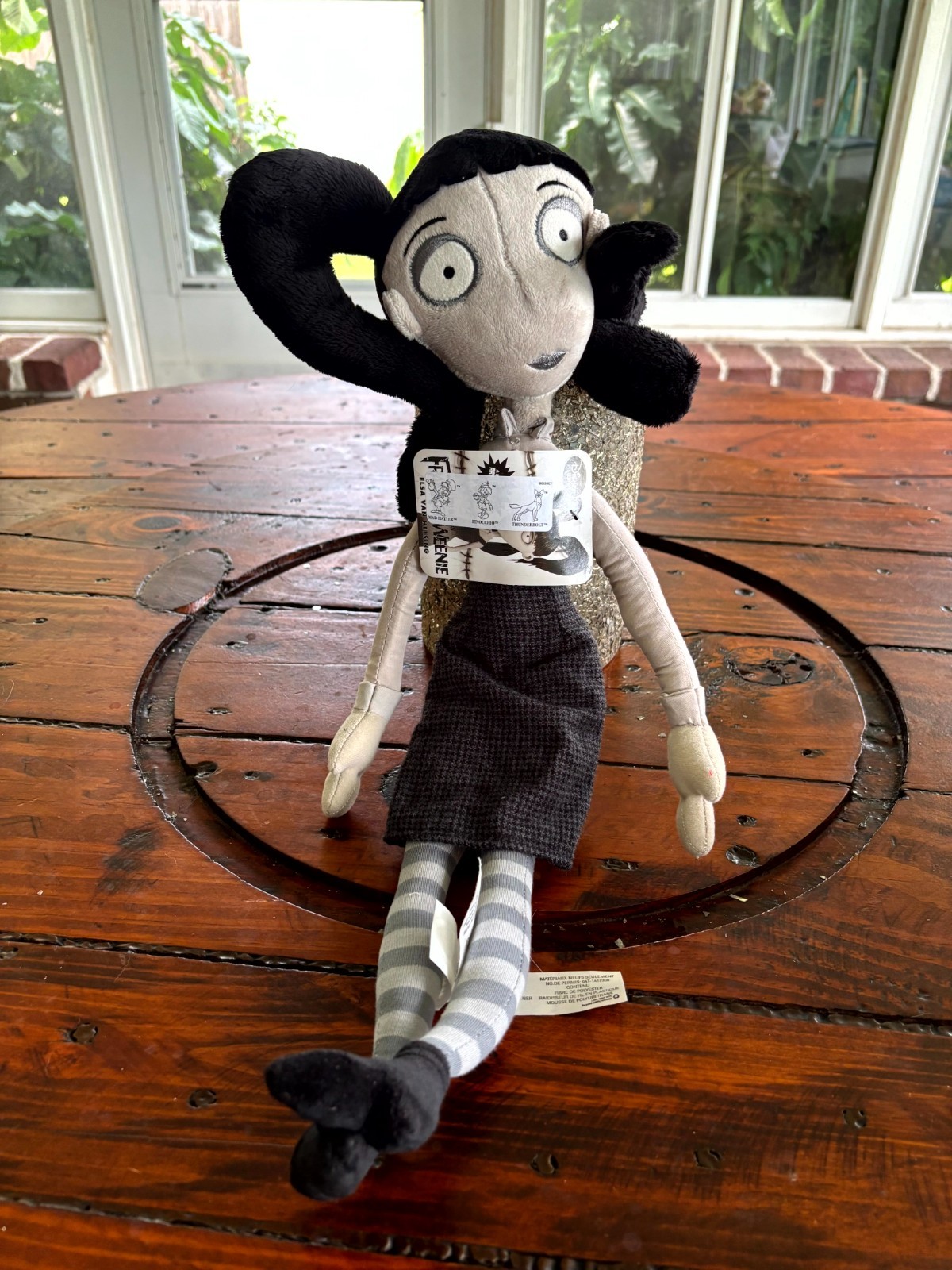 Disney Store Frankenweenie Elsa Van Helsing Plush Toy Stuffed Doll Soft Poseable
