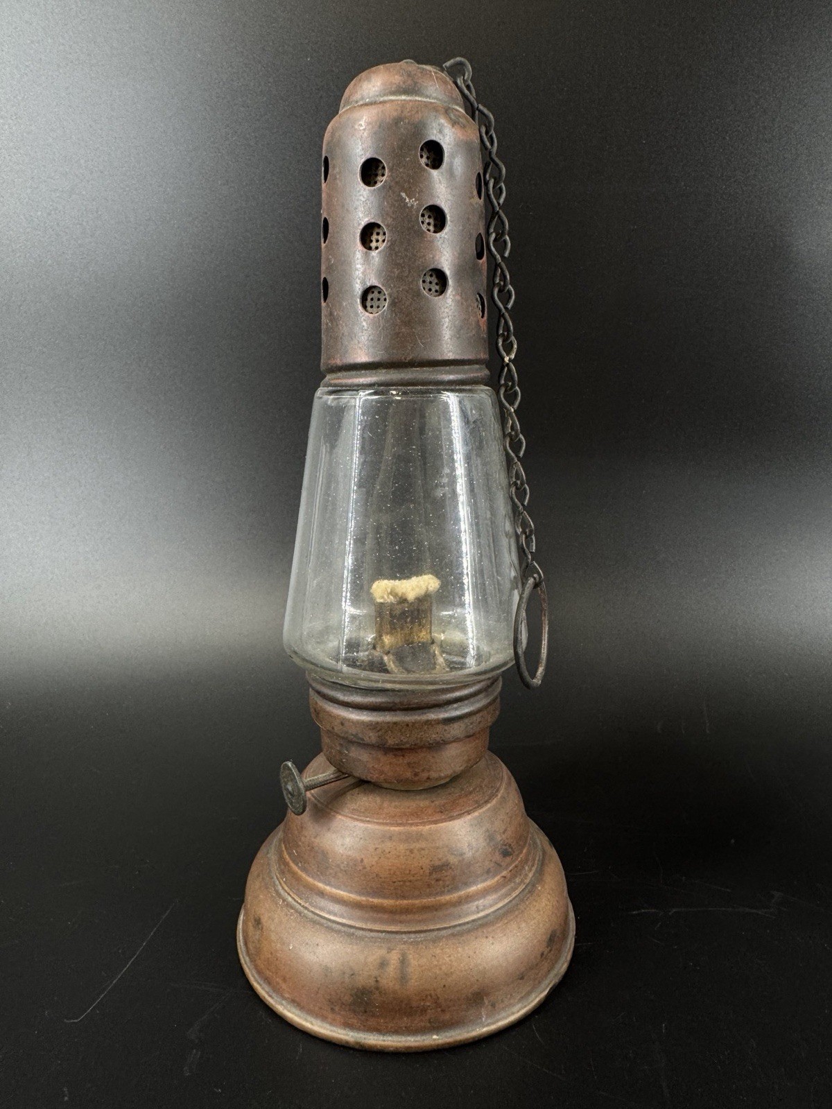 Antique 1867 Patent Skater’s Hurricane Lantern Brass Oil Lamp NYC Vintage Antique 1867 Patent Skater’s Hurricane Lantern Brass Oil Lamp NYC Vintage