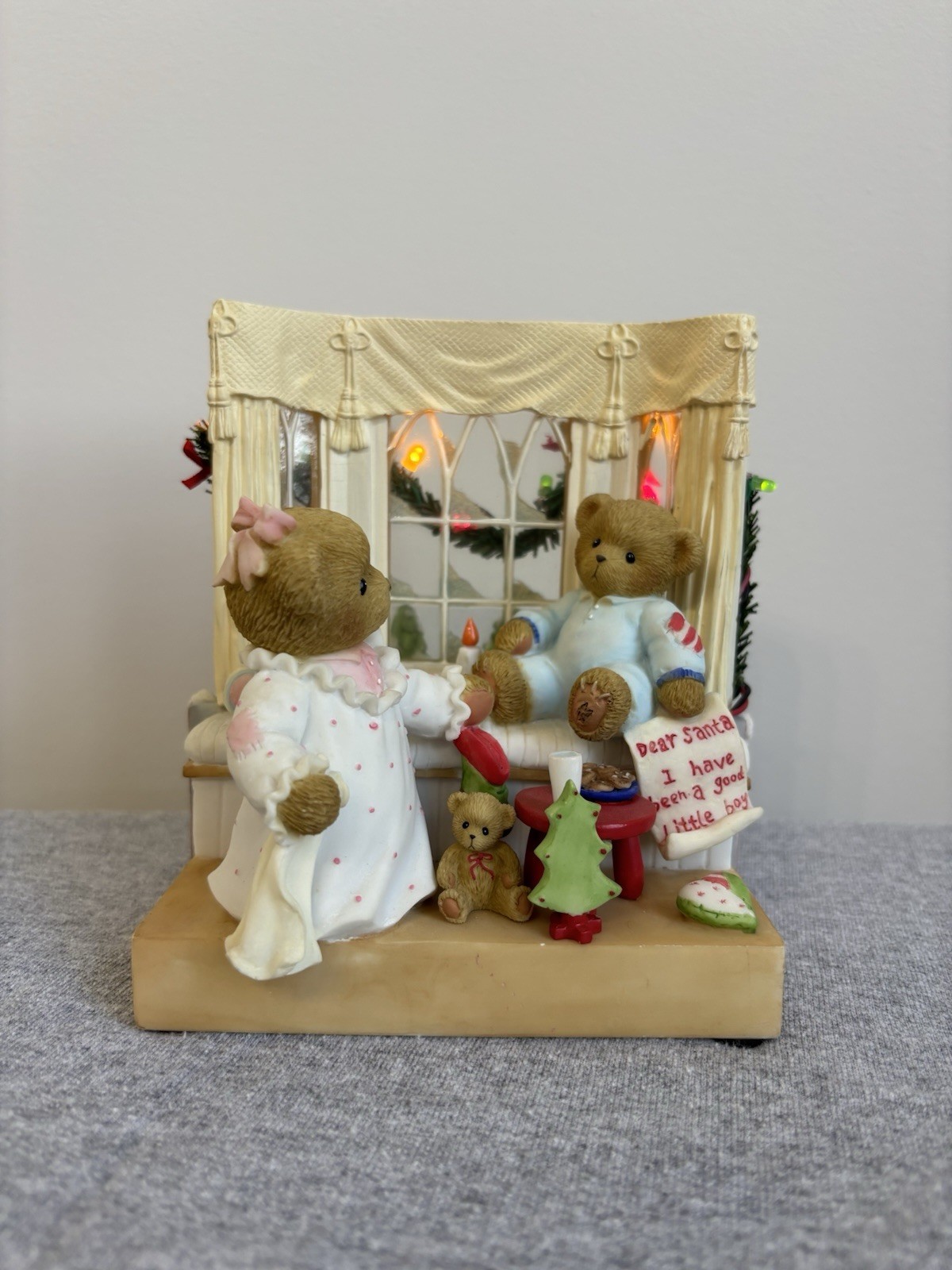 Cherished Teddies 4010092 Glenda & Don Christmas Eve Is A Night For Magic RARE Cherished Teddies 4010092 Glenda & Don Christmas Eve Is A Night For Magic RARE
