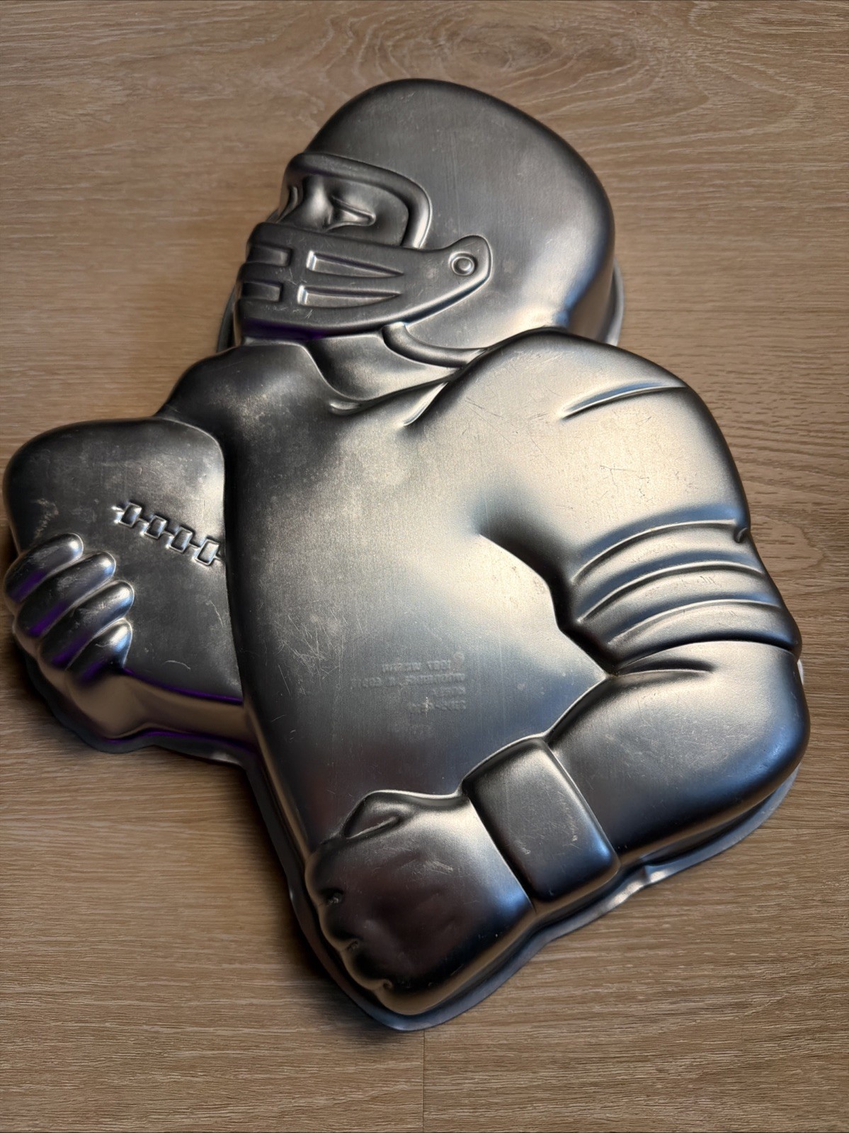 Vintage 1987 Wilton Football Hero Cake Pan Mold Super Bowl Party Bakeware 4610
