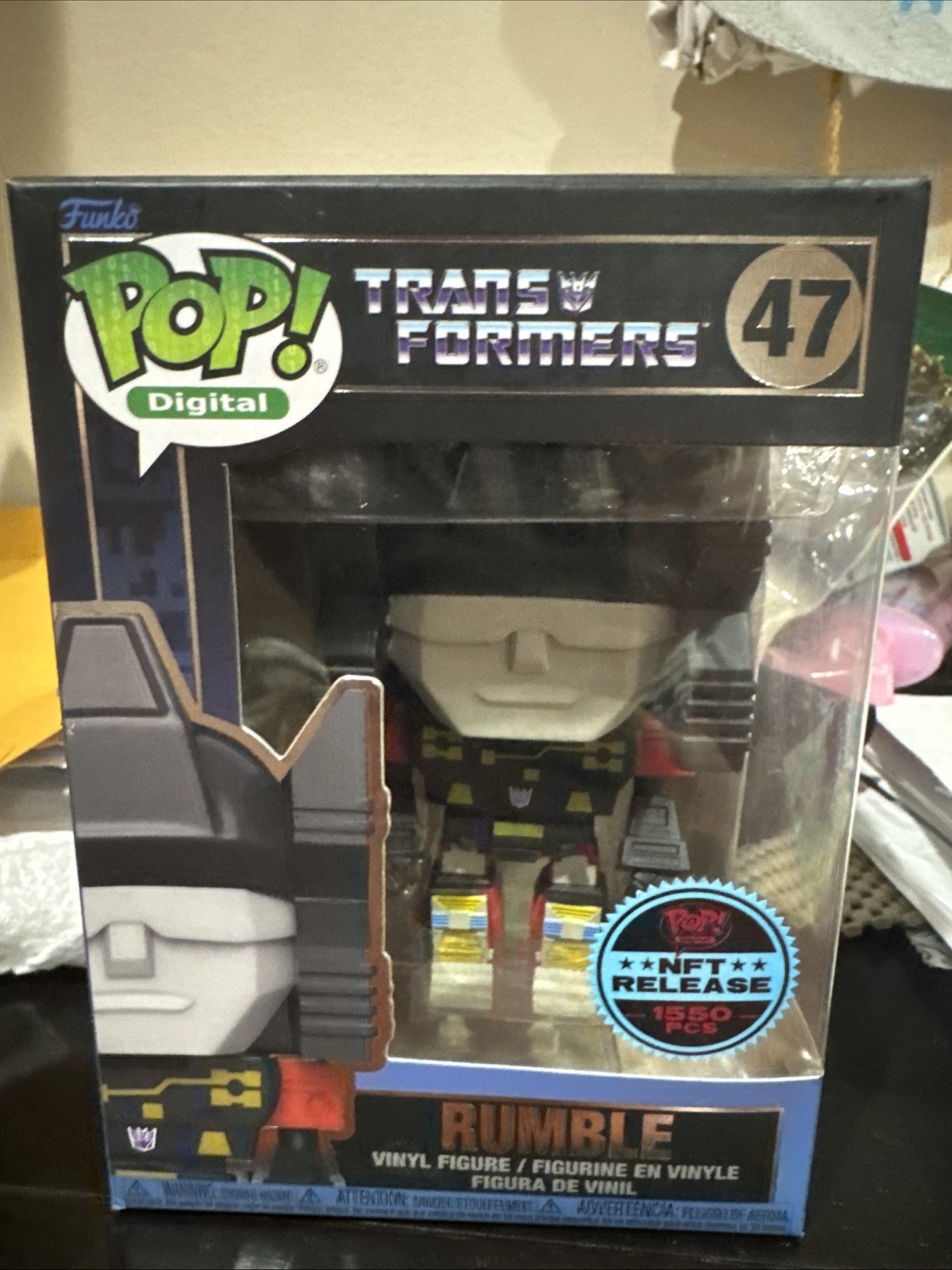 Funko Pop - Rumble #47 Digital Transformers Release LE 1,550 - Fast Shipping
