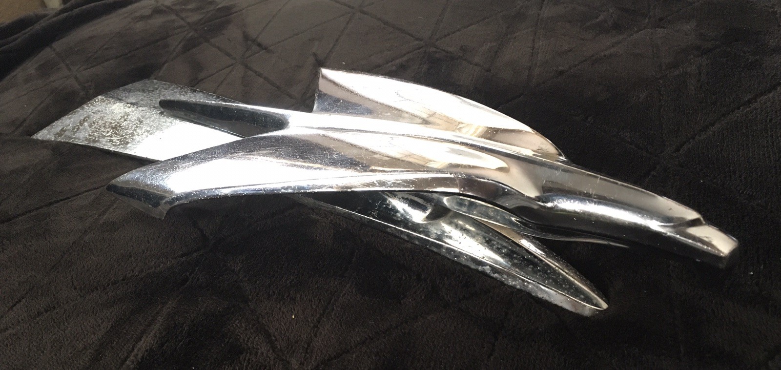 1953 1954 Chevy Hood Ornament with base