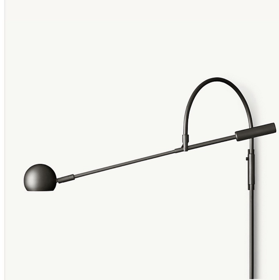 RH Restoration Hardware Robert Sonneman Style Orbiter 2 Wall Light Lamp Plug LED
