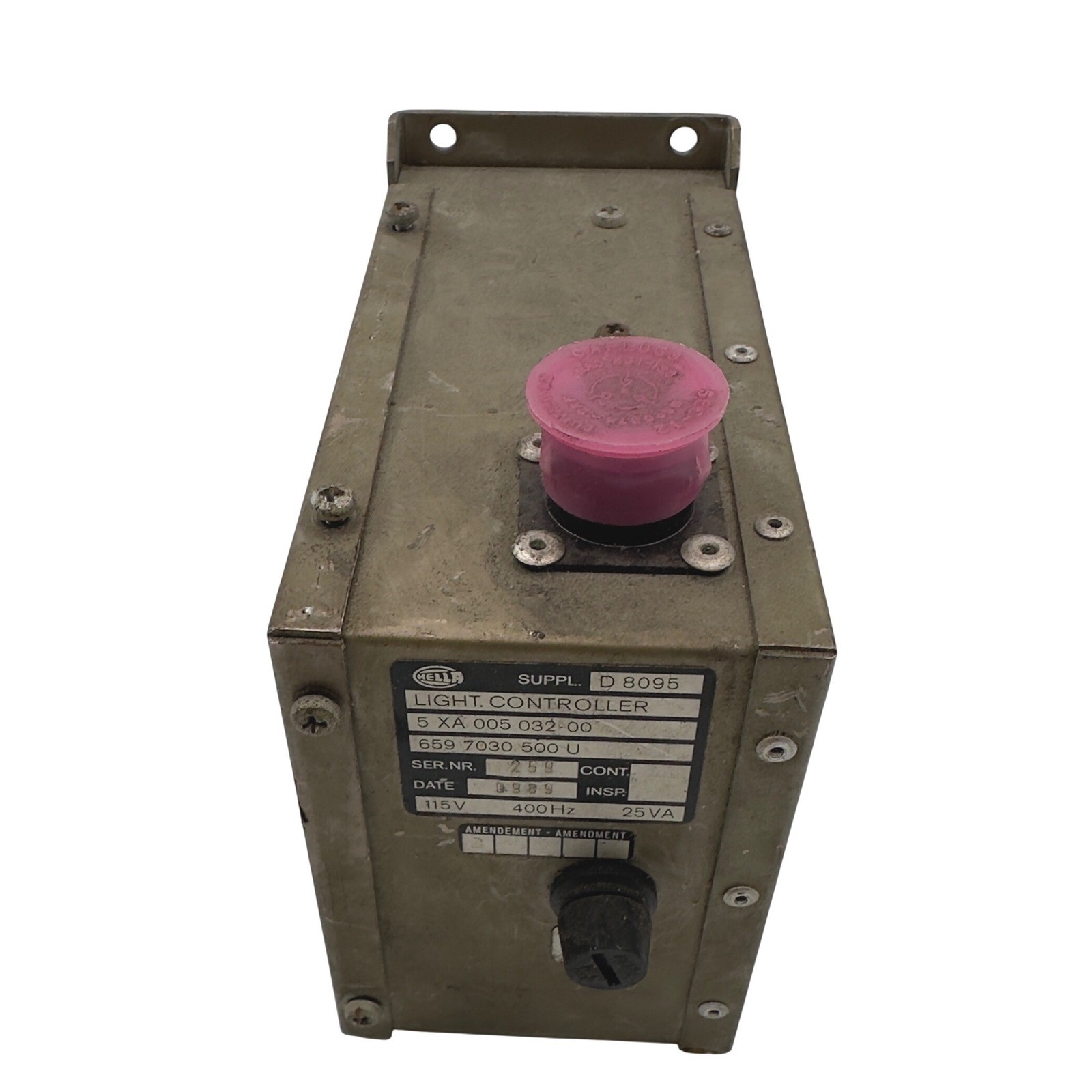 Hella 5XA 005 032-00 Aircraft Light Controller 115V 400Hz D8095 Dated 1989