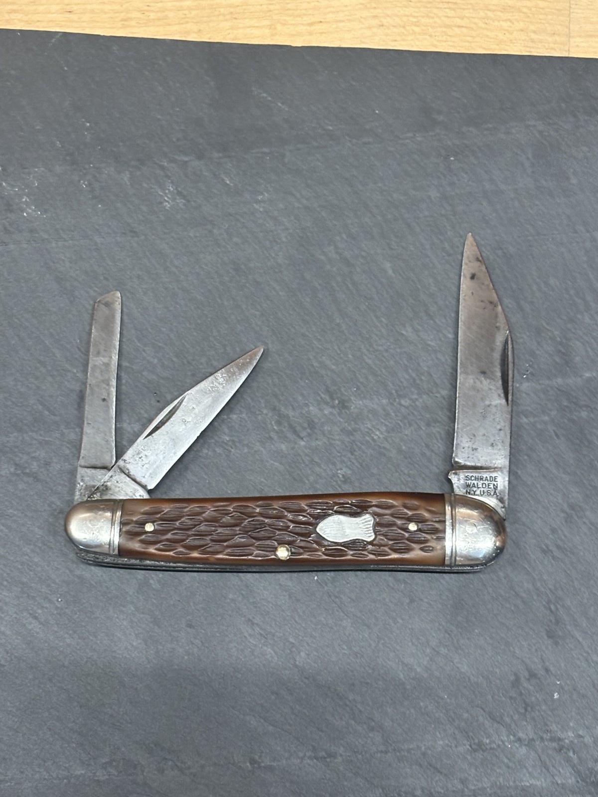 Vintage schrade walden 804 split-back whittler