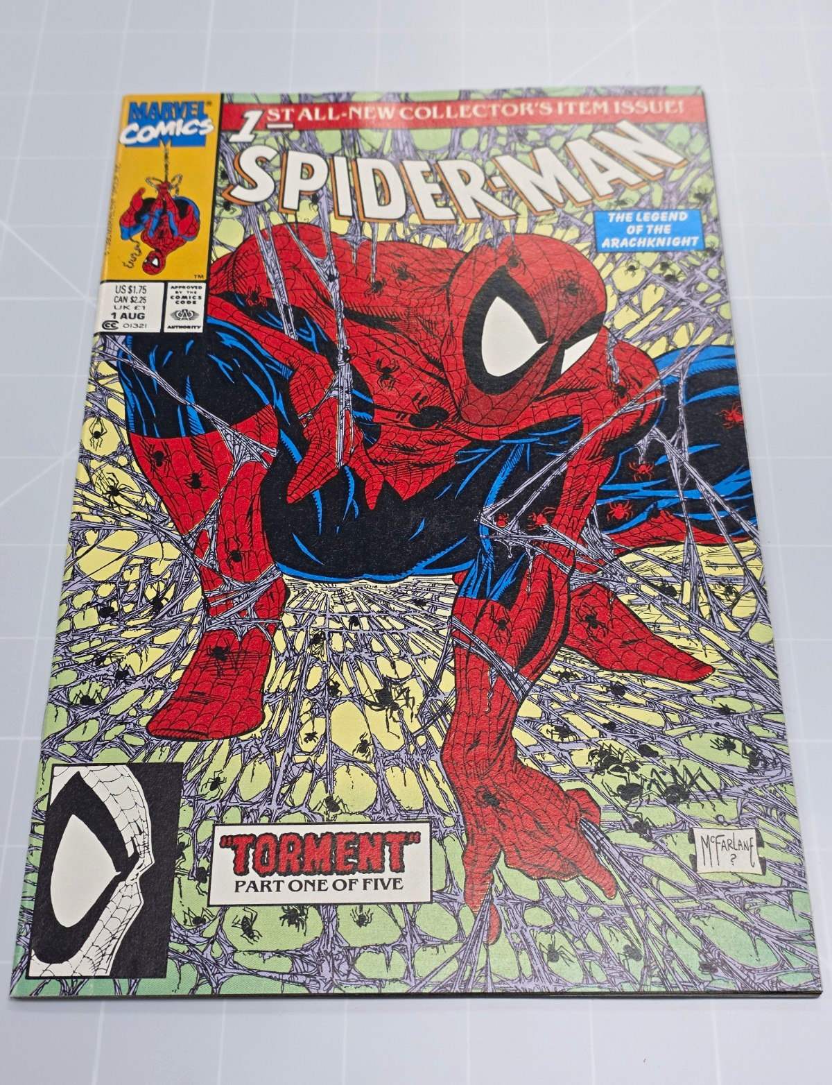 Spider-Man #1 - #12 1990 Todd McFarlane Comic Lot