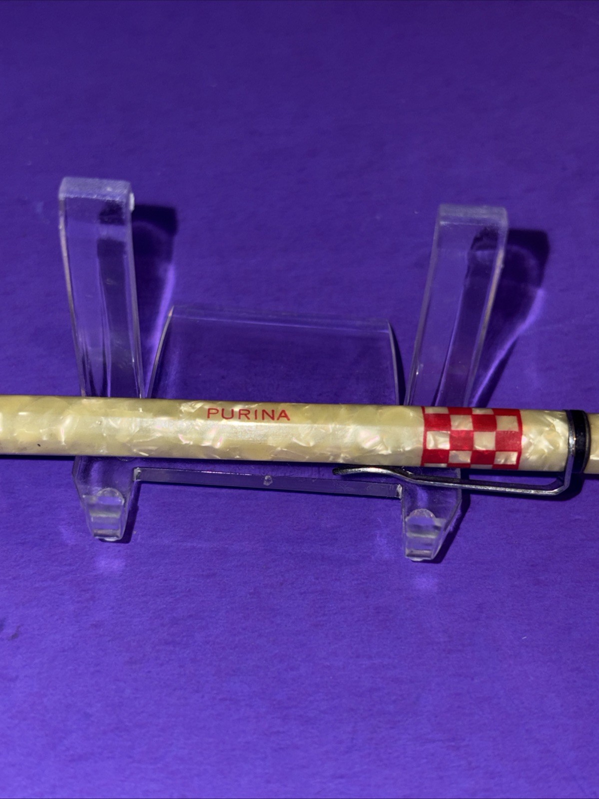 Vtg Purina Feeds Ad Mechanical Pencil Farm Ag