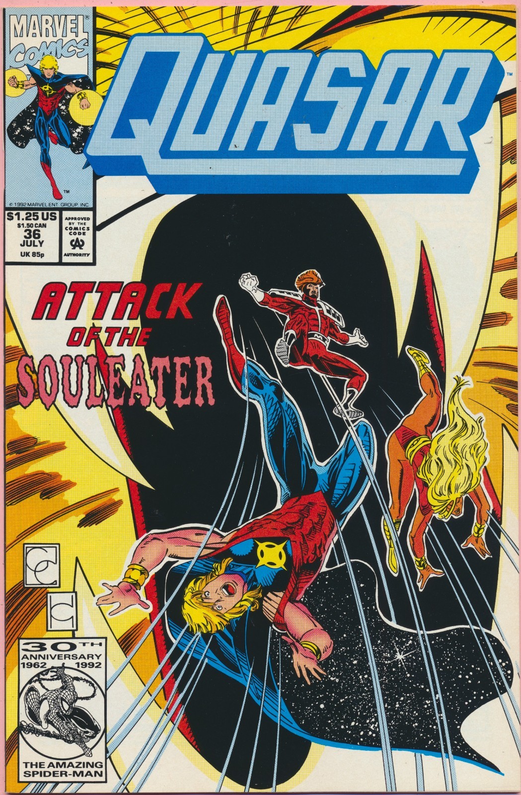Quasar #36, Marvel, 1992 Quasar #36, Marvel, 1992