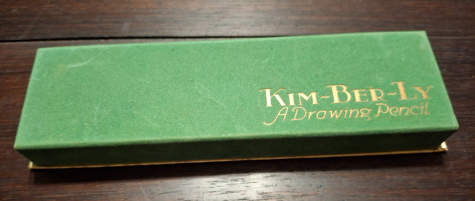 Vtg Empty Kim-Ber-Ly A Drawing Pencil Box - General Pencil Co. 1940\'s (RT913C) Vtg Empty Kim-Ber-Ly A Drawing Pencil Box - General Pencil Co. 1940\'s (RT913C)