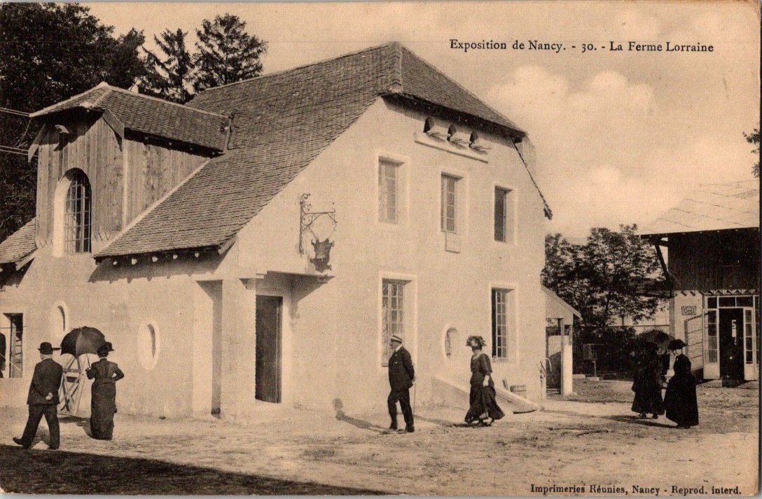 Nancy Exposition La Ferme Lorraine RPPC French Postcard c.1909
