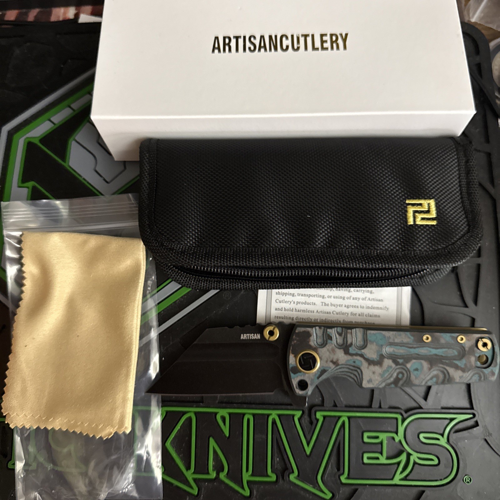 Artisan Cutlery Mini Proponent-Shipwreck Camo Carbon-Brop Exclusive S35vn Artisan Cutlery Mini Proponent-Shipwreck Camo Carbon-Brop Exclusive S35vn