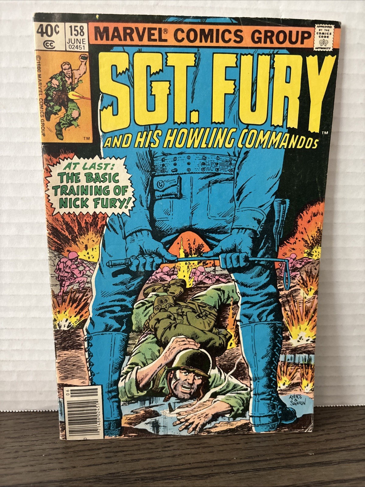 Marvel Comic SGT FURY 158 June 1980. Stan Lee. Very Good. Age Patina Pages Marvel Comic SGT FURY 158 June 1980. Stan Lee. Very Good. Age Patina Pages