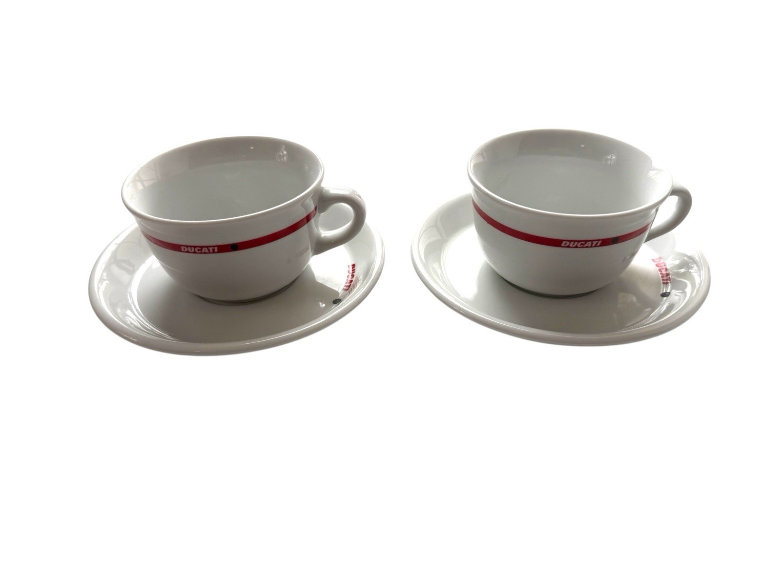 atelier r. sarti ducati Tea Cups Cappuccino Saucer Set Of 2