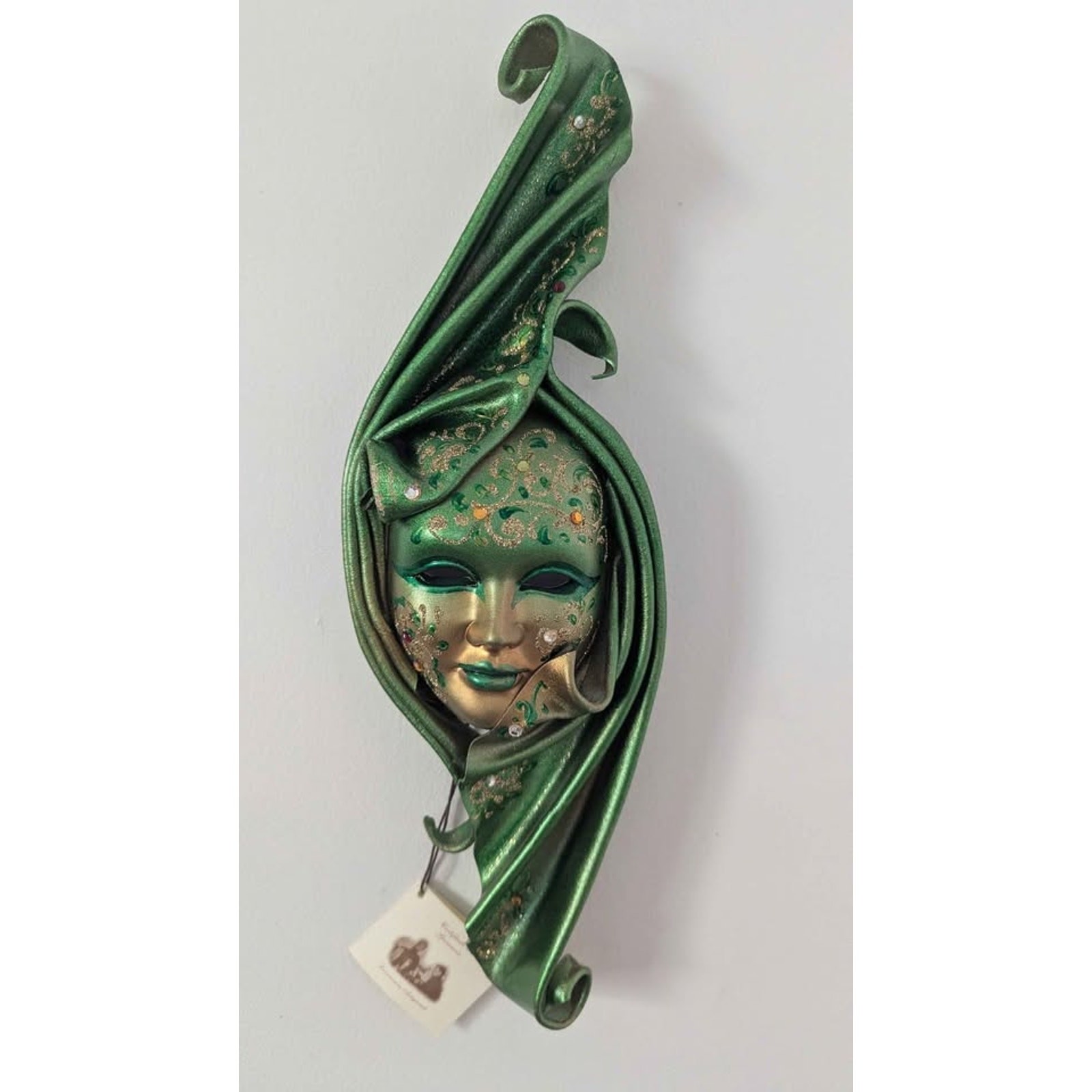 La Gioia Venice Italy Handmade Leather and Ceramic Mask