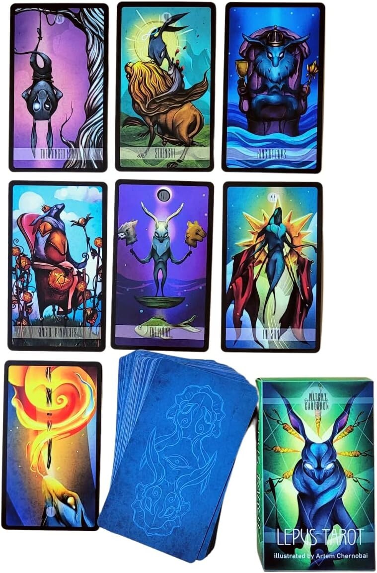 SEALED TAROT LEPUS HIGH-QUALITY BASIC TAROT DECK OF 78 CARDS WITH GUIDE-BOOK SEALED TAROT LEPUS HIGH-QUALITY BASIC TAROT DECK OF 78 CARDS WITH GUIDE-BOOK