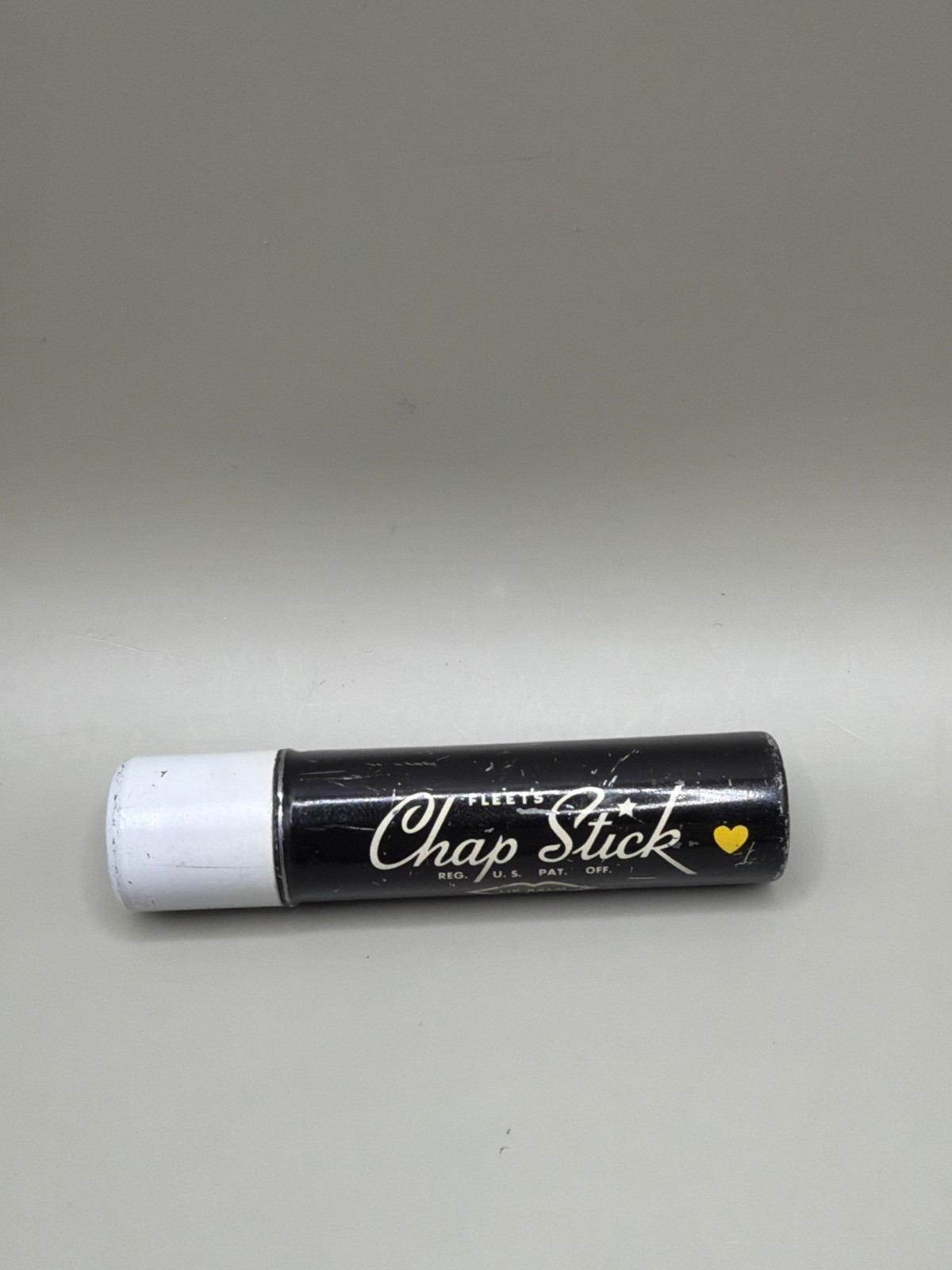 Vintage Fleet's Chap Stick Metal Tube Lip Balm Antiseptic Lynchburg VA 1950s