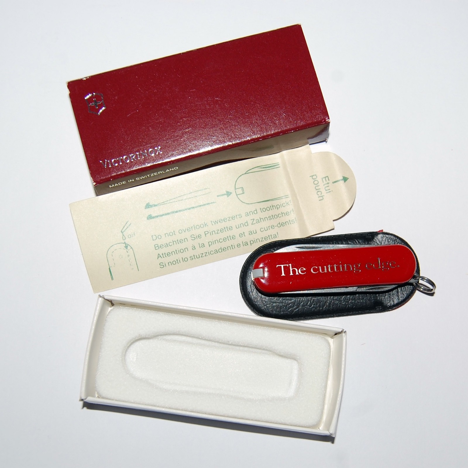 Vintage Victorinox Switzerland Pocket Knife ~ The Cutting Edge  ~ NIB